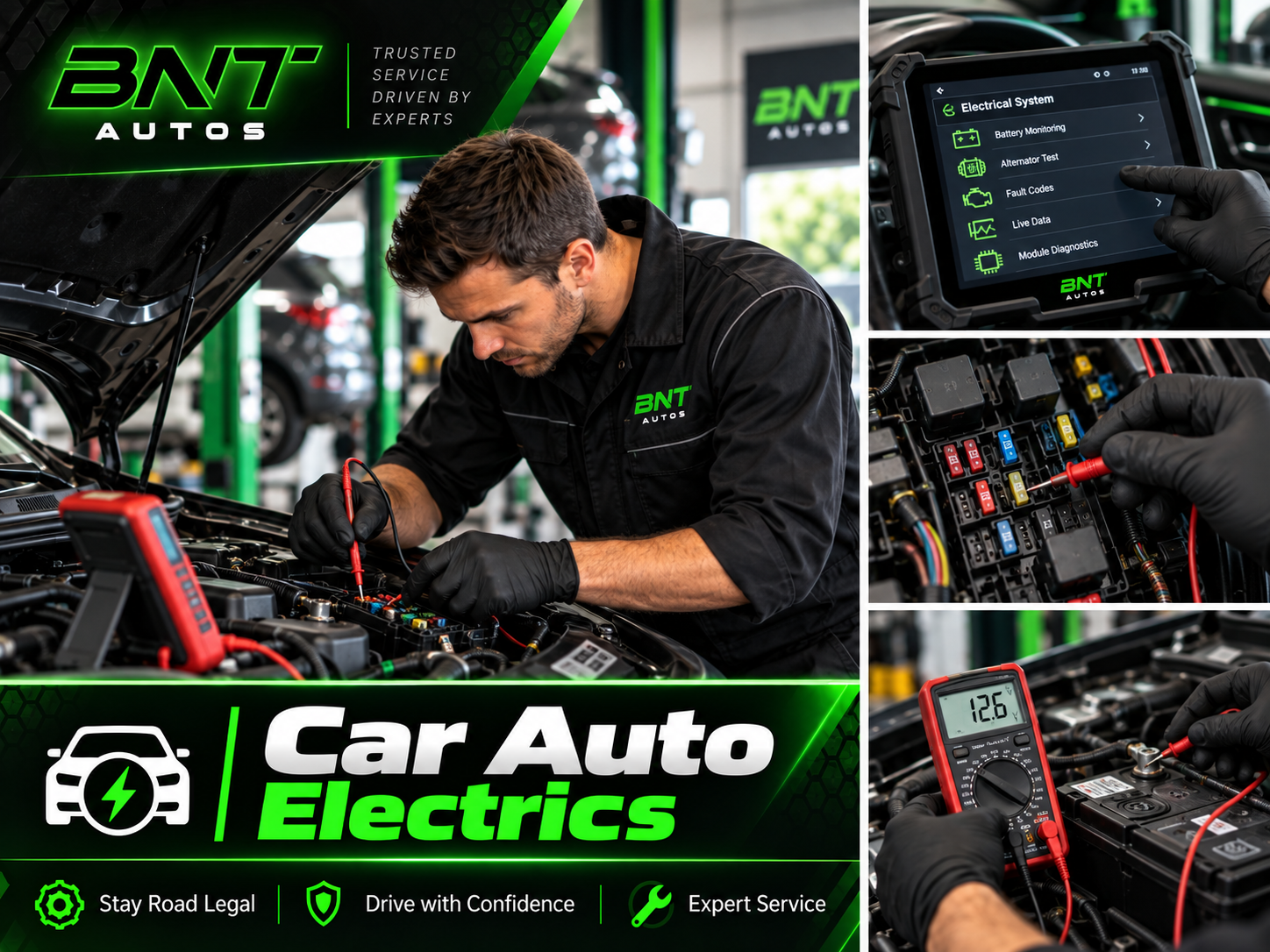 Car auto electrics and electrical diagnostics at BNT Autos, Baldoyle, Dublin 13